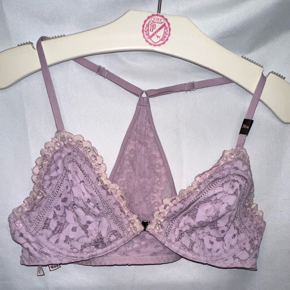 Victorias secret- 4 count bundle- front close lightly lined bras - Picture 2 of 8